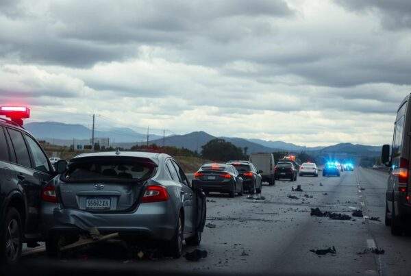 accidente en carretera