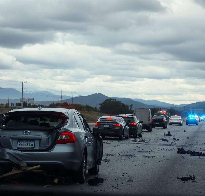 accidente en carretera