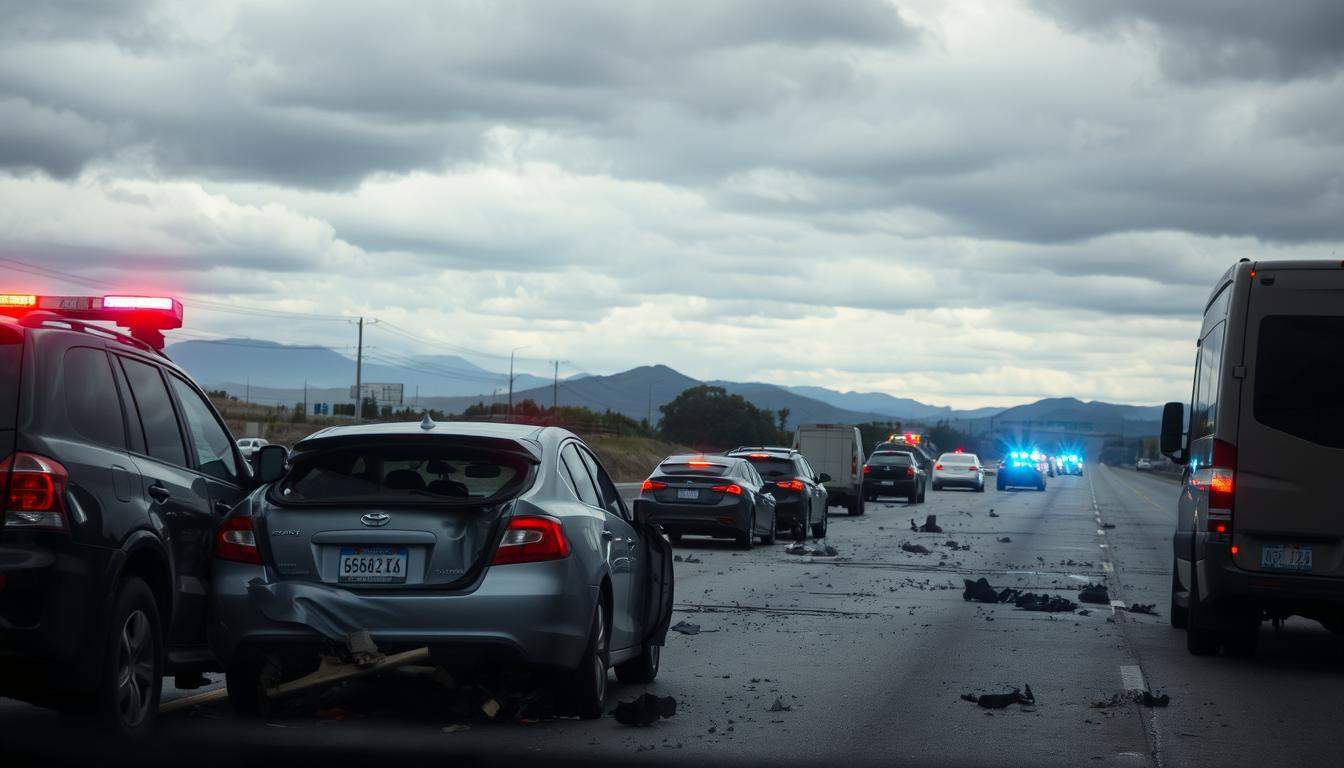 accidente en carretera